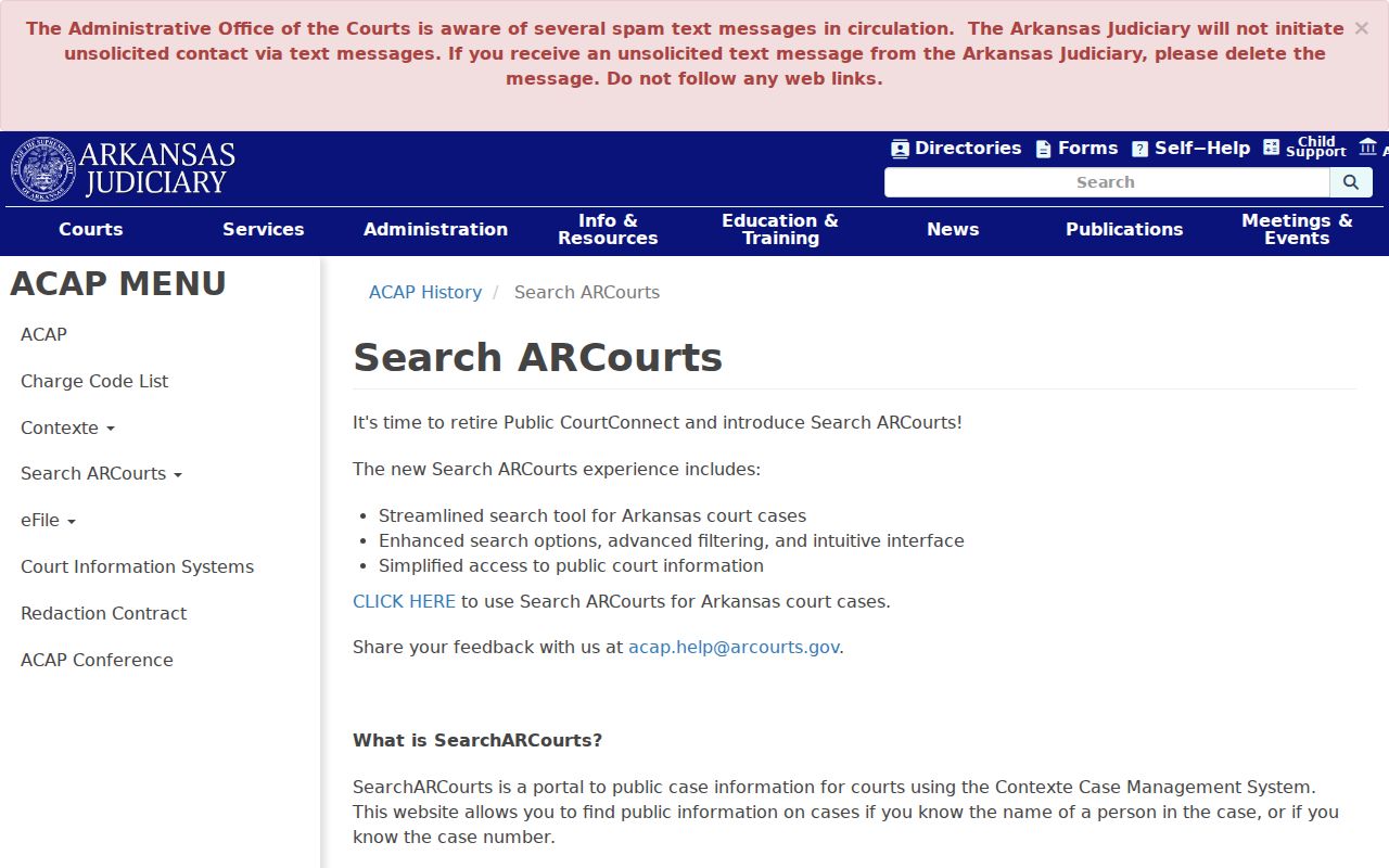 Lincoln County criminal court case Search ARCourts information
