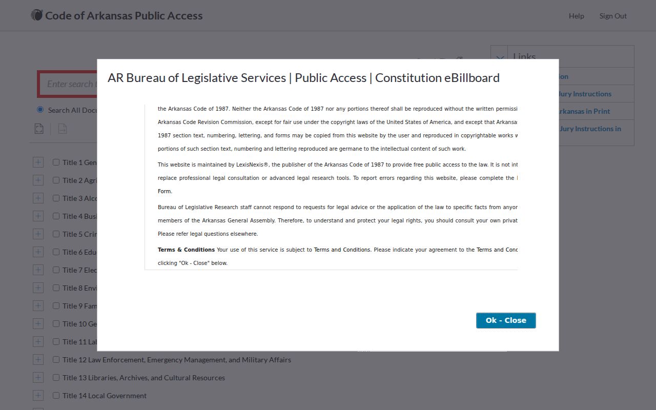 Lincoln County sex offender search Arkansas Code public access